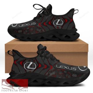 LEXUS Racing Car Running Sneakers Versatile Max Soul Shoes For Men And Women - LEXUS Chunky Sneakers White Black Max Soul Shoes For Men And Women Photo 1