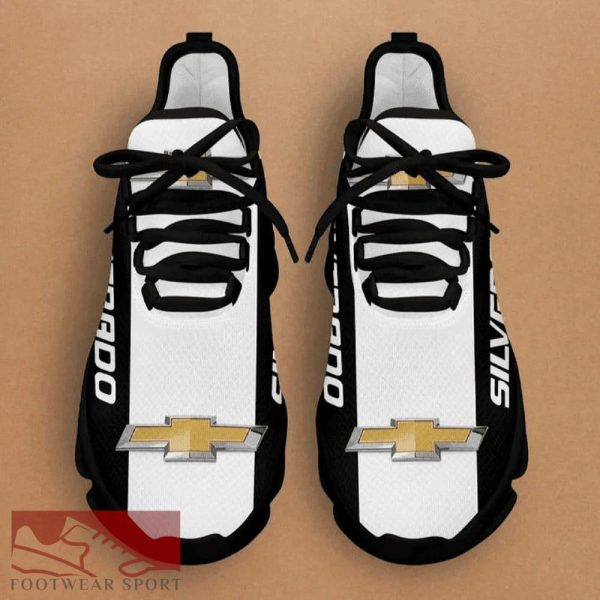 LIMITED CHEVROLET SILVERADO Racing Car Running Sneakers Branding Max Soul Shoes For Men And Women - LIMITED CHEVROLET SILVERADO Chunky Sneakers White Black Max Soul Shoes For Men And Women Photo 3