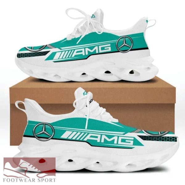 LIMITED MERCEDES AMG F1 Racing Car Running Sneakers Imagery Max Soul Shoes For Men And Women - LIMITED MERCEDES AMG F1 Chunky Sneakers White Black Max Soul Shoes For Men And Women Photo 1
