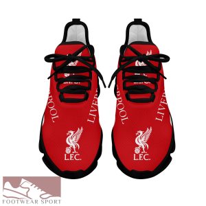 Liverpool FC Fans EPL Chunky Sneakers Innovative Max Soul Shoes For Men And Women - Liverpool FC Chunky Sneakers White Black Max Soul Shoes For Men And Women Photo 3