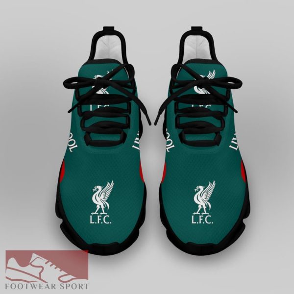 Liverpool FC Fans EPL Chunky Sneakers Urbanite Max Soul Shoes For Men And Women - Liverpool FC Chunky Sneakers White Black Max Soul Shoes For Men And Women Photo 4
