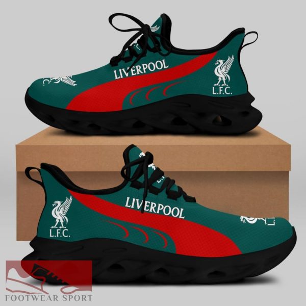 Liverpool FC Fans EPL Chunky Sneakers Urbanite Max Soul Shoes For Men And Women - Liverpool FC Chunky Sneakers White Black Max Soul Shoes For Men And Women Photo 1