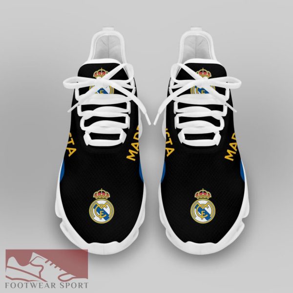 Madridistas Laliga Running Shoes Impression Max Soul Sneakers For Fans - Madridistas Chunky Sneakers White Black Max Soul Shoes For Men And Women Photo 3