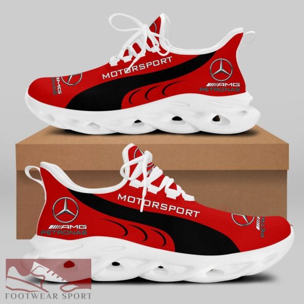MAMG Motorsport Racing Car Running Sneakers Forward Max Soul Shoes For Men And Women - MAMG Motorsport Chunky Sneakers White Black Max Soul Shoes For Men And Women Photo 2