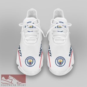 Man City Fans EPL Chunky Sneakers Design Max Soul Shoes For Men And Women - Man City Chunky Sneakers White Black Max Soul Shoes For Men And Women Photo 3