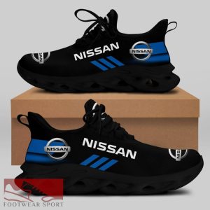 Nissan Racing Car Running Sneakers Attitude Max Soul Shoes For Men And Women - Nissan Chunky Sneakers White Black Max Soul Shoes For Men And Women Photo 1