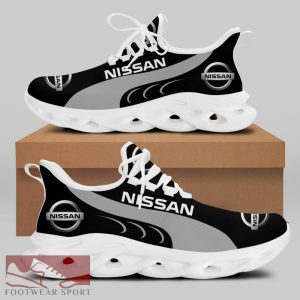 Nissan Racing Car Running Sneakers Exclusive Max Soul Shoes For Men And Women - Nissan Chunky Sneakers White Black Max Soul Shoes For Men And Women Photo 2