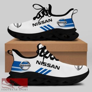 Nissan Racing Car Running Sneakers Impression Max Soul Shoes For Men And Women - Nissan Chunky Sneakers White Black Max Soul Shoes For Men And Women Photo 2