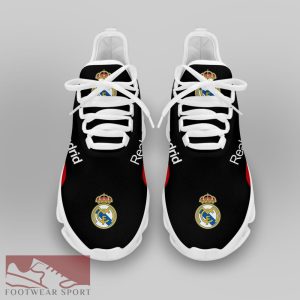 Real Madrid Laliga Running Shoes Craftsmanship Max Soul Sneakers For Fans - Real Madrid Chunky Sneakers White Black Max Soul Shoes For Men And Women Photo 3