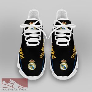 Real Madrid Laliga Running Shoes Innovative Max Soul Sneakers For Fans - Real Madrid Chunky Sneakers White Black Max Soul Shoes For Men And Women Photo 3
