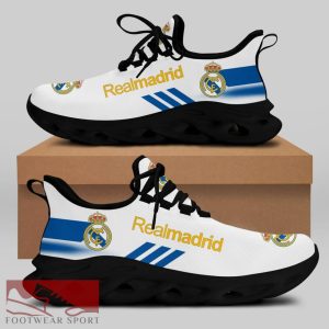 Real Madrid Laliga Running Shoes Luxury Max Soul Sneakers For Fans - Real Madrid Chunky Sneakers White Black Max Soul Shoes For Men And Women Photo 2