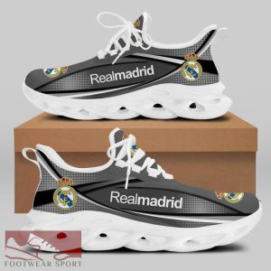 Real Madrid Laliga Running Shoes Streetwear Max Soul Sneakers For Fans - Real Madrid Chunky Sneakers White Black Max Soul Shoes For Men And Women Photo 2