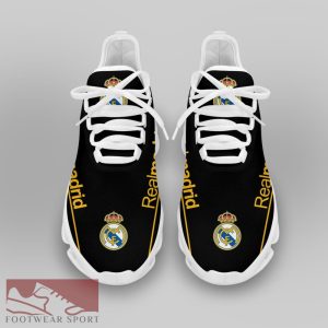 Real Madrid Laliga Running Shoes Trendsetting Max Soul Sneakers For Fans - Real Madrid Chunky Sneakers White Black Max Soul Shoes For Men And Women Photo 3