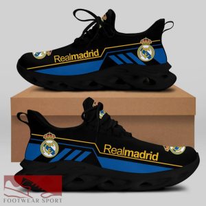 Real Madrid Laliga Running Shoes Trendsetting Max Soul Sneakers For Fans - Real Madrid Chunky Sneakers White Black Max Soul Shoes For Men And Women Photo 1
