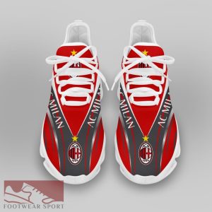 Sport Shoes AC Milan Seria A Club Fans Branding Max Soul Sneakers For Men And Women - AC Milan Chunky Sneakers White Black Max Soul Shoes For Men And Women Photo 3