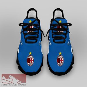 Sport Shoes AC Milan Seria A Club Fans Collection Max Soul Sneakers For Men And Women - AC Milan Chunky Sneakers White Black Max Soul Shoes For Men And Women Photo 4