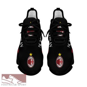 Sport Shoes AC Milan Seria A Club Fans Performance Max Soul Sneakers For Men And Women - AC Milan Chunky Sneakers White Black Max Soul Shoes For Men And Women Photo 3
