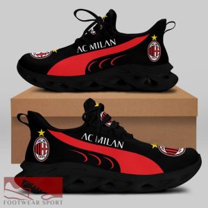 Sport Shoes AC Milan Seria A Club Fans Performance Max Soul Sneakers For Men And Women - AC Milan Chunky Sneakers White Black Max Soul Shoes For Men And Women Photo 1
