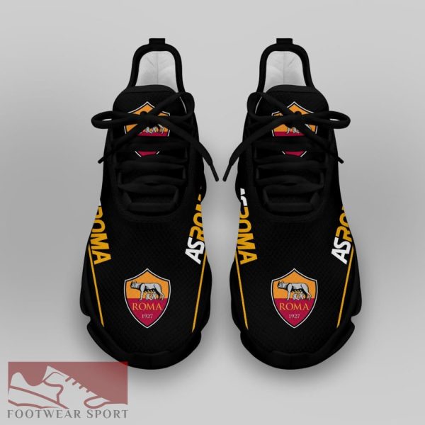 Sport Shoes AS ROMA Seria A Club Fans Accentuate Max Soul Sneakers For Men And Women - AS ROMA Chunky Sneakers White Black Max Soul Shoes For Men And Women Photo 4