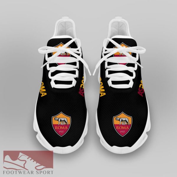 Sport Shoes AS ROMA Seria A Club Fans Envision Max Soul Sneakers For Men And Women - AS ROMA Chunky Sneakers White Black Max Soul Shoes For Men And Women Photo 3