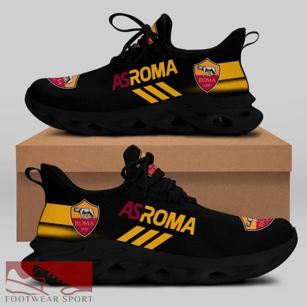 Sport Shoes AS ROMA Seria A Club Fans Envision Max Soul Sneakers For Men And Women - AS ROMA Chunky Sneakers White Black Max Soul Shoes For Men And Women Photo 1