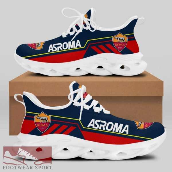 Sport Shoes AS ROMA Seria A Club Fans Iconography Max Soul Sneakers For Men And Women - AS ROMA Chunky Sneakers White Black Max Soul Shoes For Men And Women Photo 2