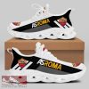 Sport Shoes AS ROMA Seria A Club Fans Streetstyle Max Soul Sneakers For Men And Women - AS ROMA Chunky Sneakers White Black Max Soul Shoes For Men And Women Photo 1