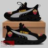 Sport Shoes AS ROMA Seria A Club Fans Trendsetter Max Soul Sneakers For Men And Women - AS ROMA Chunky Sneakers White Black Max Soul Shoes For Men And Women Photo 1