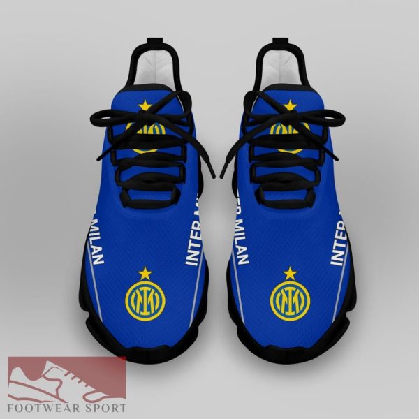 Sport Shoes Inter Milan Seria A Club Fans Casual Max Soul Sneakers For Men And Women - Inter Milan Chunky Sneakers White Black Max Soul Shoes For Men And Women Photo 4