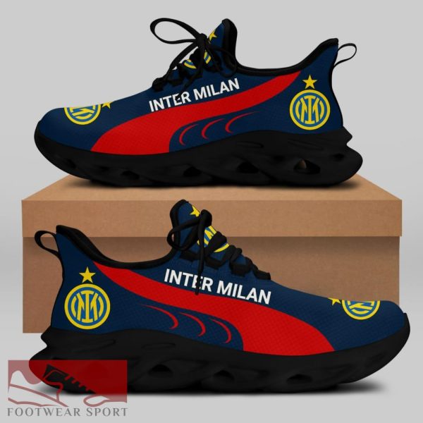 Sport Shoes Inter Milan Seria A Club Fans High-quality Max Soul Sneakers For Men And Women - Inter Milan Chunky Sneakers White Black Max Soul Shoes For Men And Women Photo 1