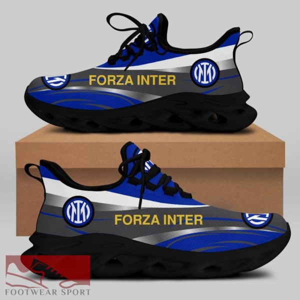 Sport Shoes INTER Seria A Club Fans Trend Max Soul Sneakers For Men And Women - INTER Chunky Sneakers White Black Max Soul Shoes For Men And Women Photo 2