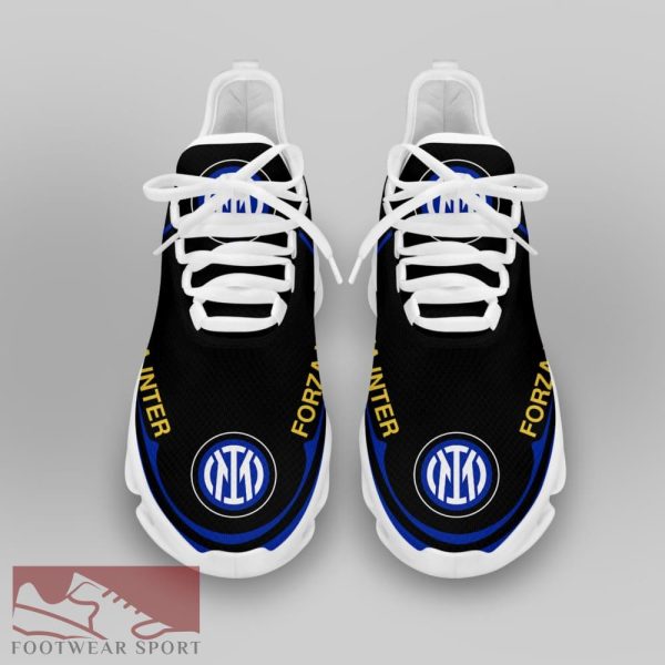 Sport Shoes INTER Seria A Club Fans Unique Max Soul Sneakers For Men And Women - INTER Chunky Sneakers White Black Max Soul Shoes For Men And Women Photo 3