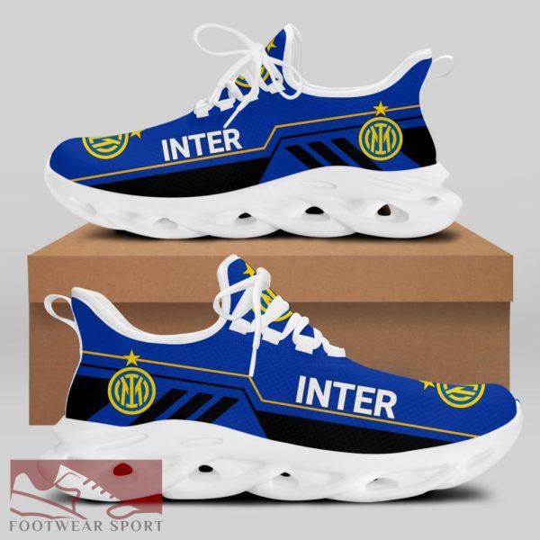 Sport Shoes Inter Seria A Club Seria A Club Fans Creative Max Soul Sneakers For Men And Women - Inter Club Chunky Sneakers White Black Max Soul Shoes For Men And Women Photo 2