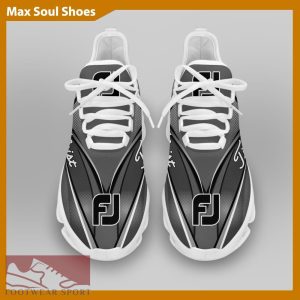Titleist FJ Brand Chunky Shoes Athleisure Max Soul Sneakers Gift Men And Women - Titleist FJ Chunky Sneakers White Black Max Soul Shoes For Men And Women Photo 3