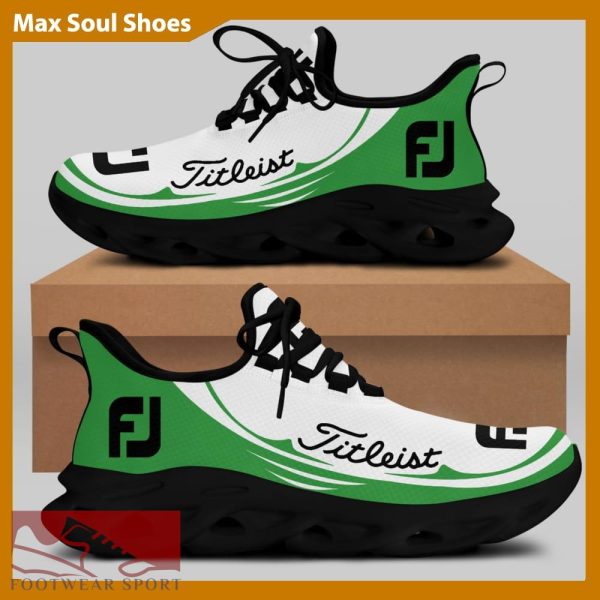 Titleist FJ Brand Chunky Shoes Athletic Max Soul Sneakers Gift Men And Women - Titleist FJ Chunky Sneakers White Black Max Soul Shoes For Men And Women Photo 2