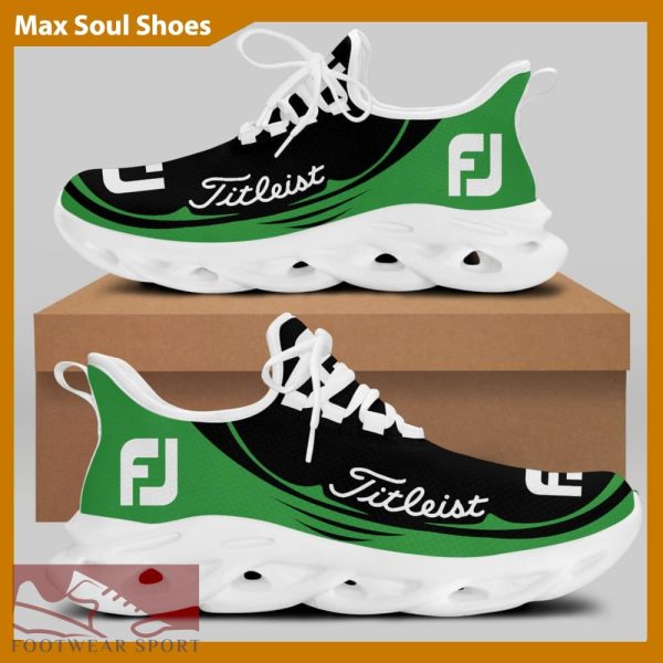 Titleist FJ Brand Chunky Shoes Runners Max Soul Sneakers Gift Men And Women - Titleist FJ Chunky Sneakers White Black Max Soul Shoes For Men And Women Photo 2
