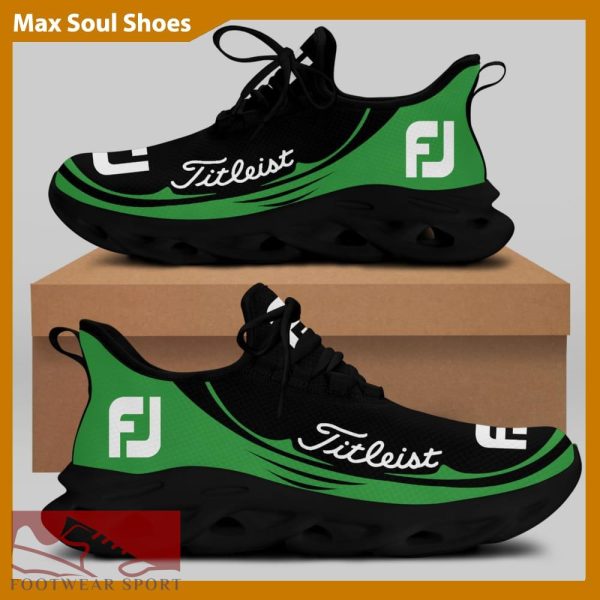 Titleist FJ Brand Chunky Shoes Runners Max Soul Sneakers Gift Men And Women - Titleist FJ Chunky Sneakers White Black Max Soul Shoes For Men And Women Photo 1
