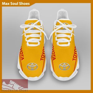 Toyota Racing Car Running Sneakers Iconography Max Soul Shoes For Men And Women - Toyota Chunky Sneakers White Black Max Soul Shoes For Men And Women Photo 3
