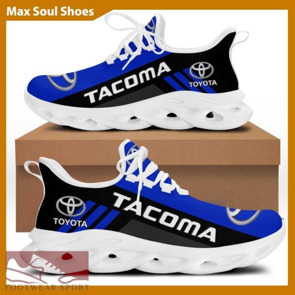 TOYOTA TACOMA Racing Car Running Sneakers Icon Max Soul Shoes For Men And Women - TOYOTA TACOMA Chunky Sneakers White Black Max Soul Shoes For Men And Women Photo 2