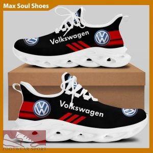 Volkswagen Racing Car Running Sneakers Artistry Max Soul Shoes For Men And Women - Volkswagen Chunky Sneakers White Black Max Soul Shoes For Men And Women Photo 2
