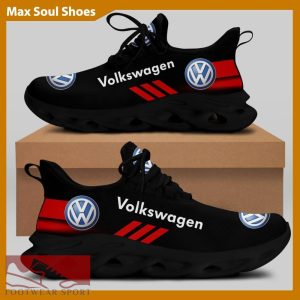 Volkswagen Racing Car Running Sneakers Artistry Max Soul Shoes For Men And Women - Volkswagen Chunky Sneakers White Black Max Soul Shoes For Men And Women Photo 1
