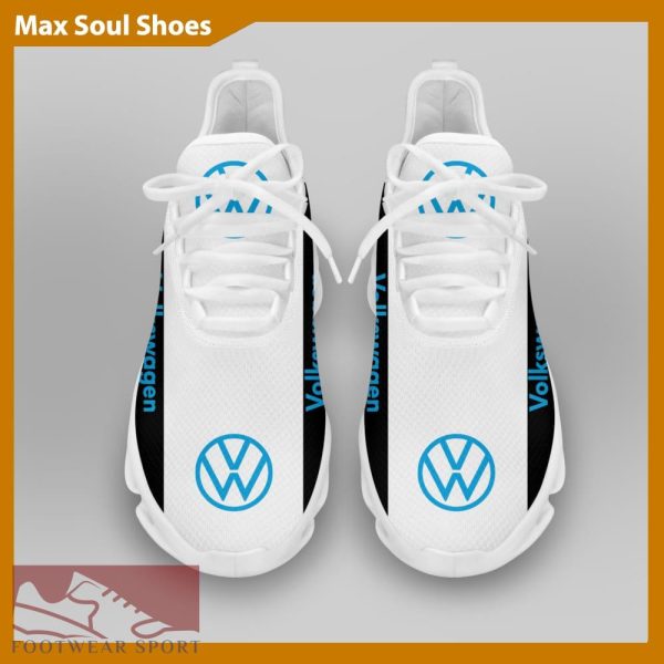 Volkswagen Racing Car Running Sneakers Attitude Max Soul Shoes For Men And Women - Volkswagen Chunky Sneakers White Black Max Soul Shoes For Men And Women Photo 3