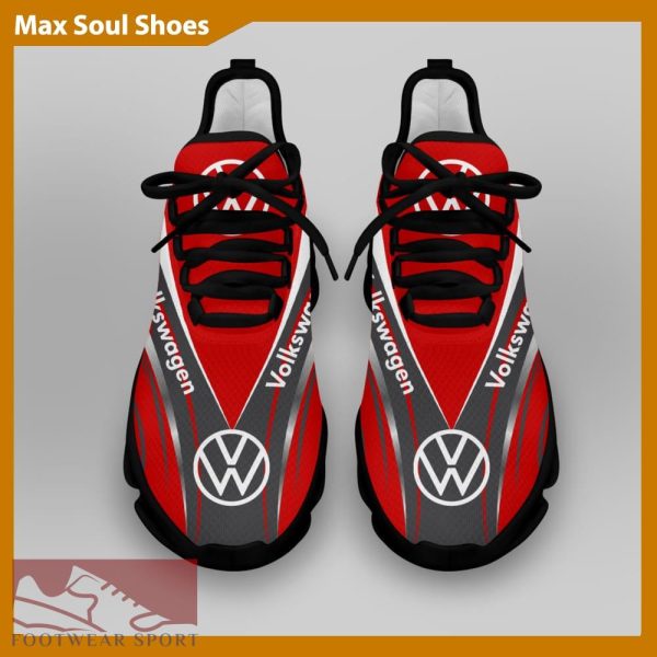 Volkswagen Racing Car Running Sneakers Casual Max Soul Shoes For Men And Women - Volkswagen Chunky Sneakers White Black Max Soul Shoes For Men And Women Photo 4