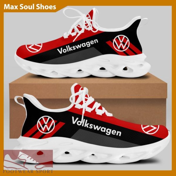Volkswagen Racing Car Running Sneakers Complement Max Soul Shoes For Men And Women - Volkswagen Chunky Sneakers White Black Max Soul Shoes For Men And Women Photo 2