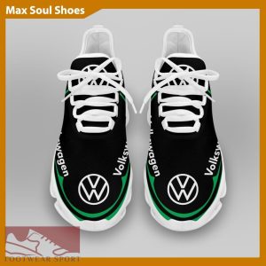 Volkswagen Racing Car Running Sneakers Craftsmanship Max Soul Shoes For Men And Women - Volkswagen Chunky Sneakers White Black Max Soul Shoes For Men And Women Photo 3