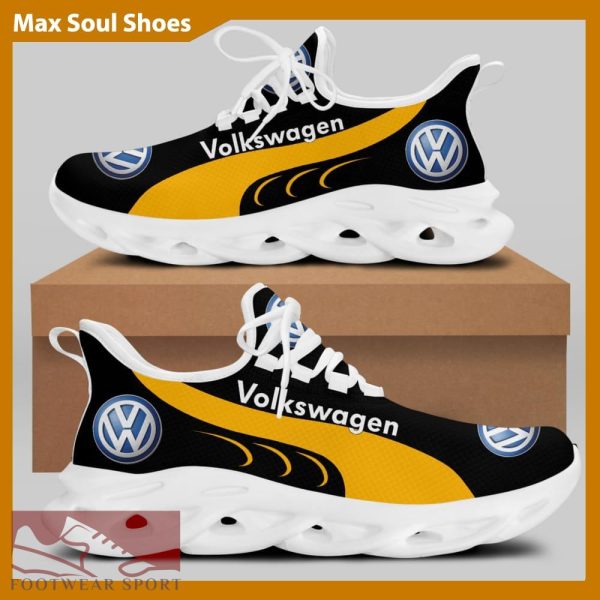 Volkswagen Racing Car Running Sneakers Embody Max Soul Shoes For Men And Women - Volkswagen Chunky Sneakers White Black Max Soul Shoes For Men And Women Photo 2