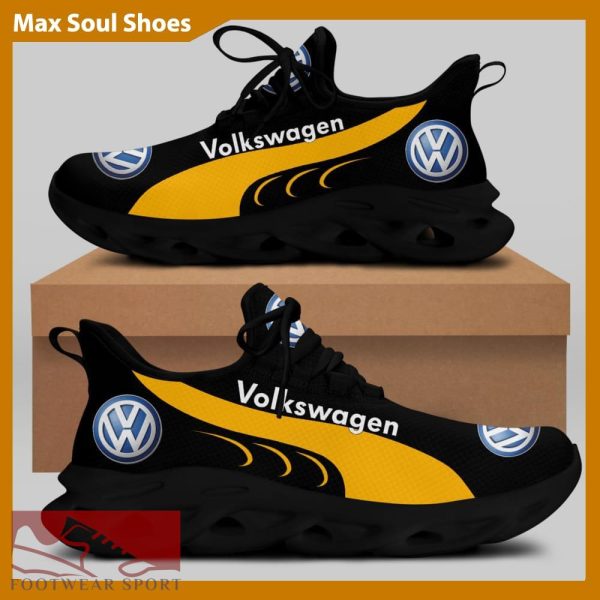 Volkswagen Racing Car Running Sneakers Embody Max Soul Shoes For Men And Women - Volkswagen Chunky Sneakers White Black Max Soul Shoes For Men And Women Photo 1