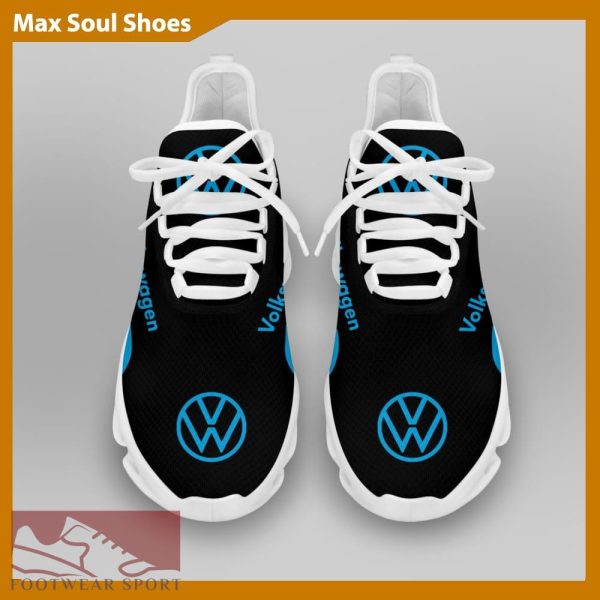 Volkswagen Racing Car Running Sneakers Iconic Max Soul Shoes For Men And Women - Volkswagen Chunky Sneakers White Black Max Soul Shoes For Men And Women Photo 3