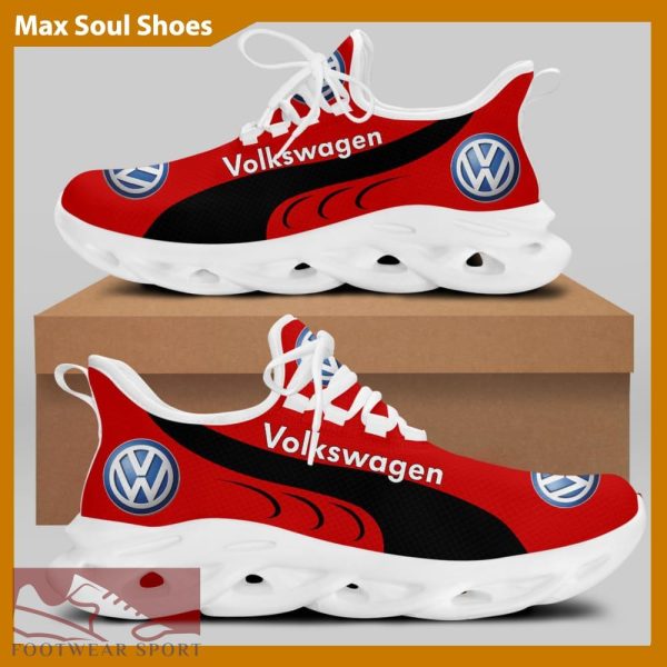 Volkswagen Racing Car Running Sneakers Radiate Max Soul Shoes For Men And Women - Volkswagen Chunky Sneakers White Black Max Soul Shoes For Men And Women Photo 2