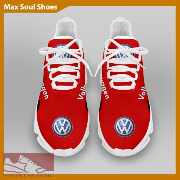 Volkswagen Racing Car Running Sneakers Radiate Max Soul Shoes For Men And Women - Volkswagen Chunky Sneakers White Black Max Soul Shoes For Men And Women Photo 3